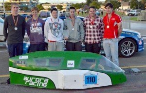 The Community category winning team: Aurora Racing.