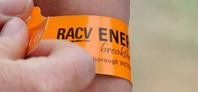 RACV Energy Breakthrough Wristband