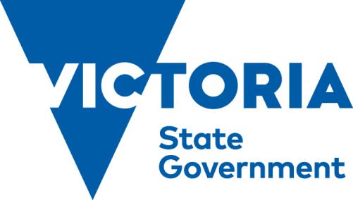 Vic Gov Logo - Blue