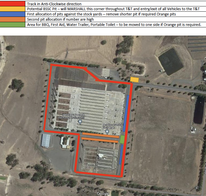 Saleyards Map