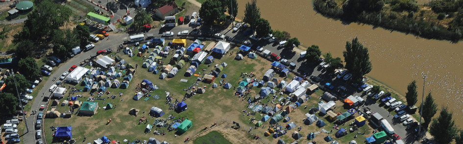 Camping at the Energy Breakthrough in Maryborough